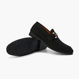 Elias | Mocassins pour hommes en daim avec un détail métallique chic