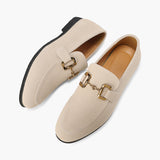 Elias | Mocassins pour hommes en daim avec un détail métallique chic