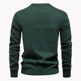 Pull Tricoté pour Homme – Pull Slim Fit en Mélange de Coton Respirant