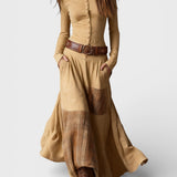 Graciete - Robe en daim avec ceinture