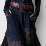Graciete - Robe en daim avec ceinture