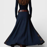 Graciete - Robe en daim avec ceinture