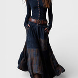 Graciete - Robe en daim avec ceinture