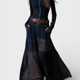 Graciete - Robe en daim avec ceinture
