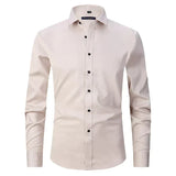 Braony | Chemise à manches longues classique pour hommes avec coupe moderne Slim-Fit