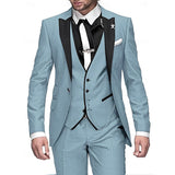 Costume en Lin pour Hommes - 3 Pièces - Design Intemporel pour Chaque Occasion