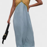 Lara - Robe Longue Bicolore