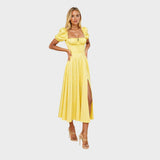 Helena - Robe d'Été avec Décolleté Carré
