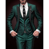 Costume en Lin pour Hommes - 3 Pièces - Design Intemporel pour Chaque Occasion