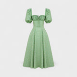 Helena - Robe d'Été avec Décolleté Carré