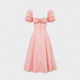 Helena - Robe d'Été avec Décolleté Carré