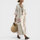 Amandine - Robe Longue de Plage pour un Look d'Été Stylé