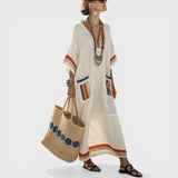 Amandine - Robe Longue de Plage pour un Look d'Été Stylé