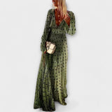 Susana - Robe longue à pois