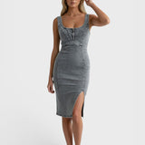 Deolinda - Robe en Jean Élégante