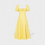 Helena - Robe d'Été avec Décolleté Carré