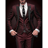 Costume en Lin pour Hommes - 3 Pièces - Design Intemporel pour Chaque Occasion